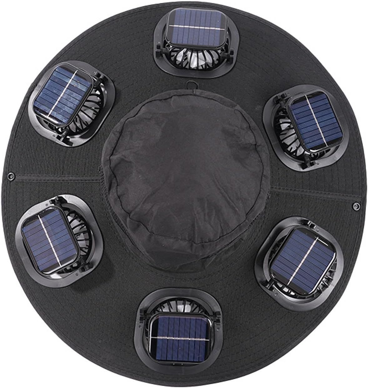 Hot 6 Fans Solar Fan Hat Breat - Visor Sun Hat recension och pris