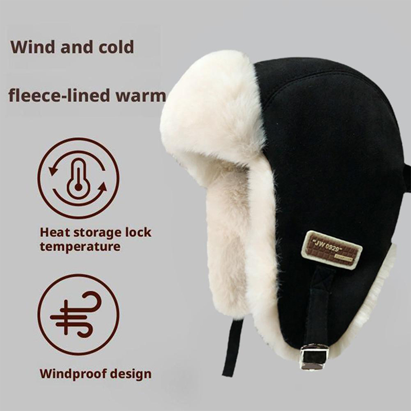 Thick Warm Russian Ushanka Fur - Winter Trapper Hat recension och pris