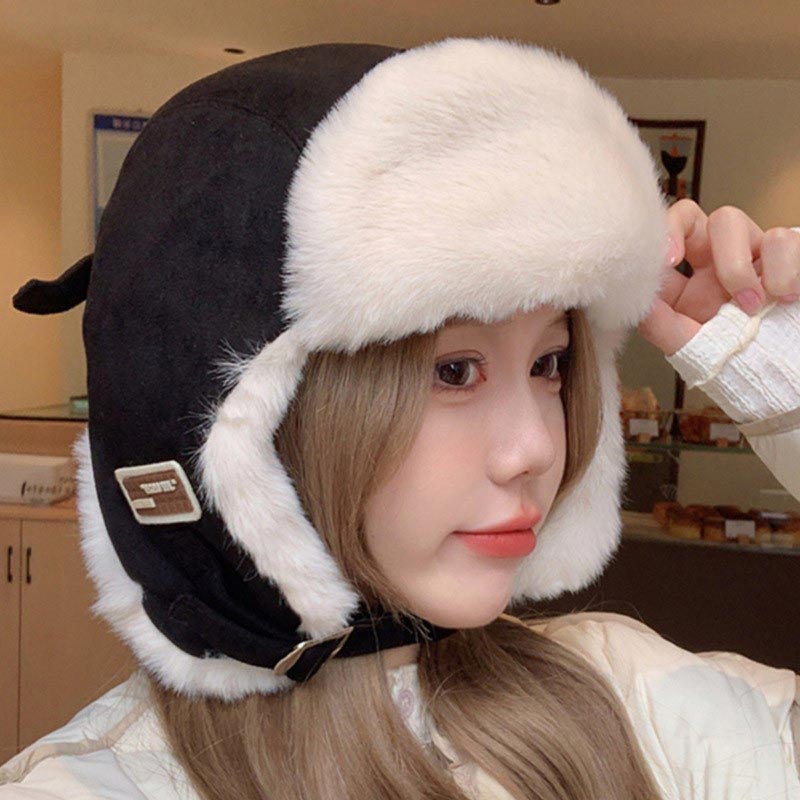 Thick Warm Russian Ushanka Fur - Winter Trapper Hat recension och pris